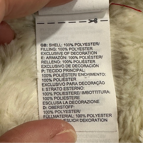 North Face infant coat, 3-6 mo., lined in faux fur, warm, fall, winter - Picture 6 of 15